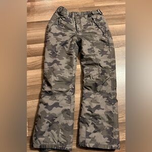 Arctix Kids Camouflage snow ski board pants size large youth